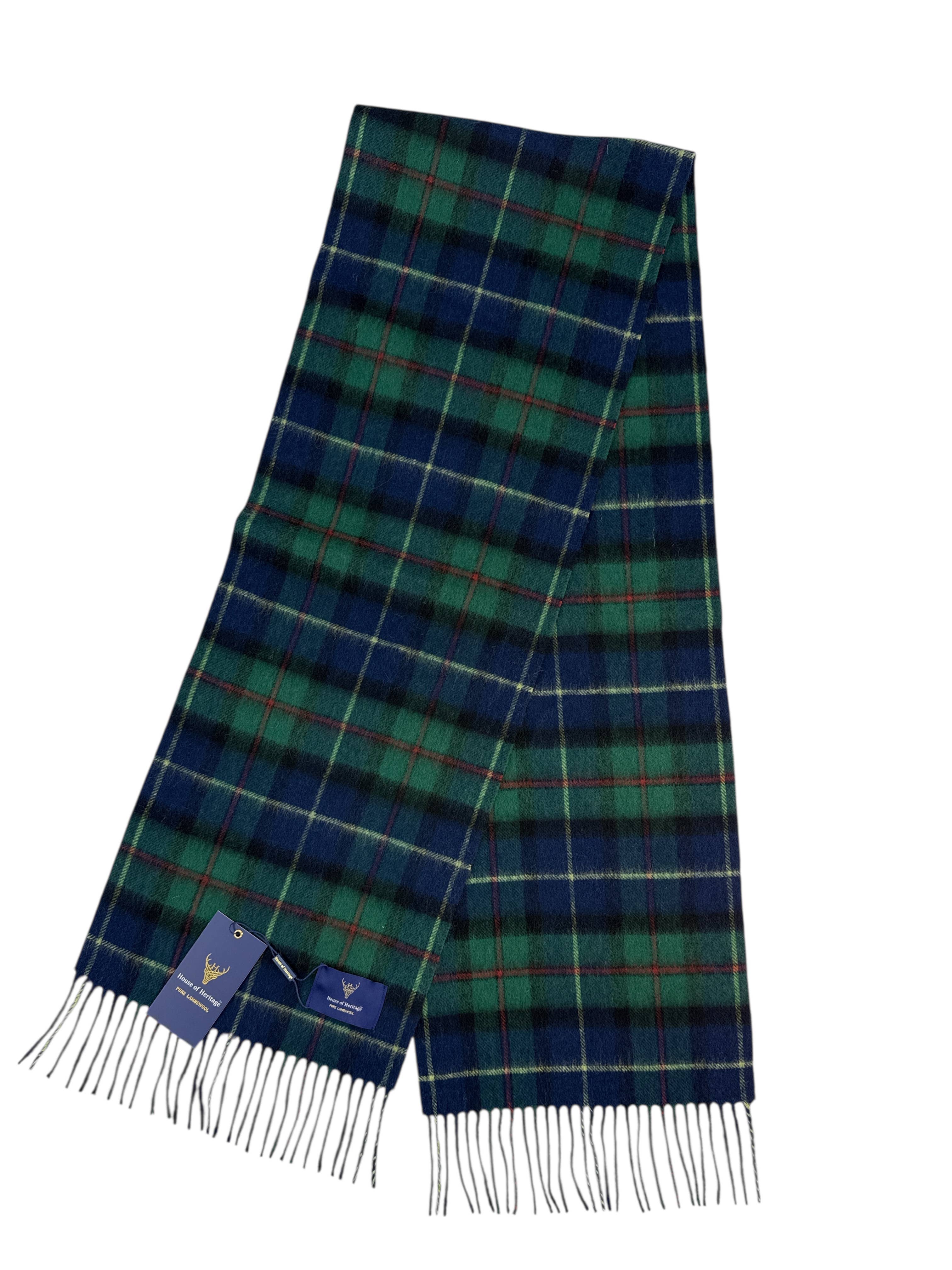 Farquharson Clan Tartan - 100% Lambswool Scarf