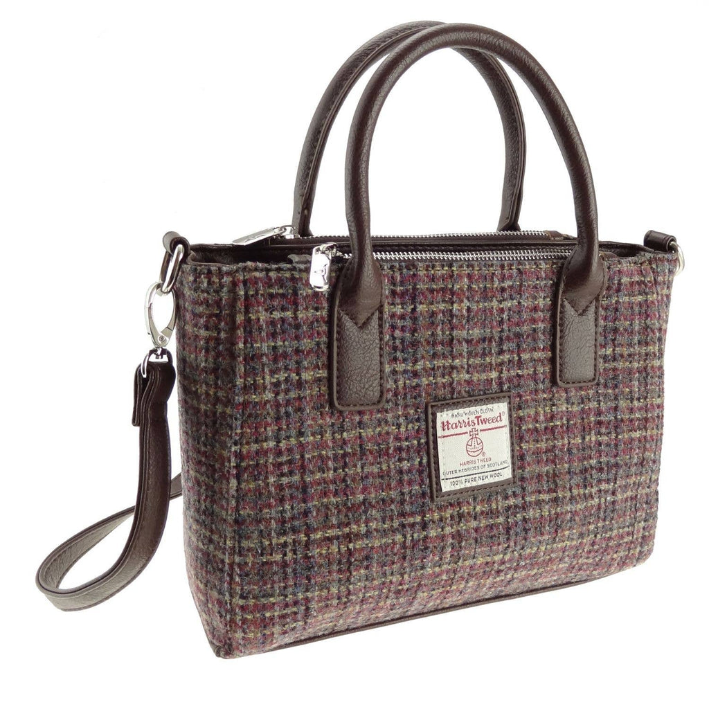 Glen Appin Harris Tweed 'Brora' Small Tote LB1228