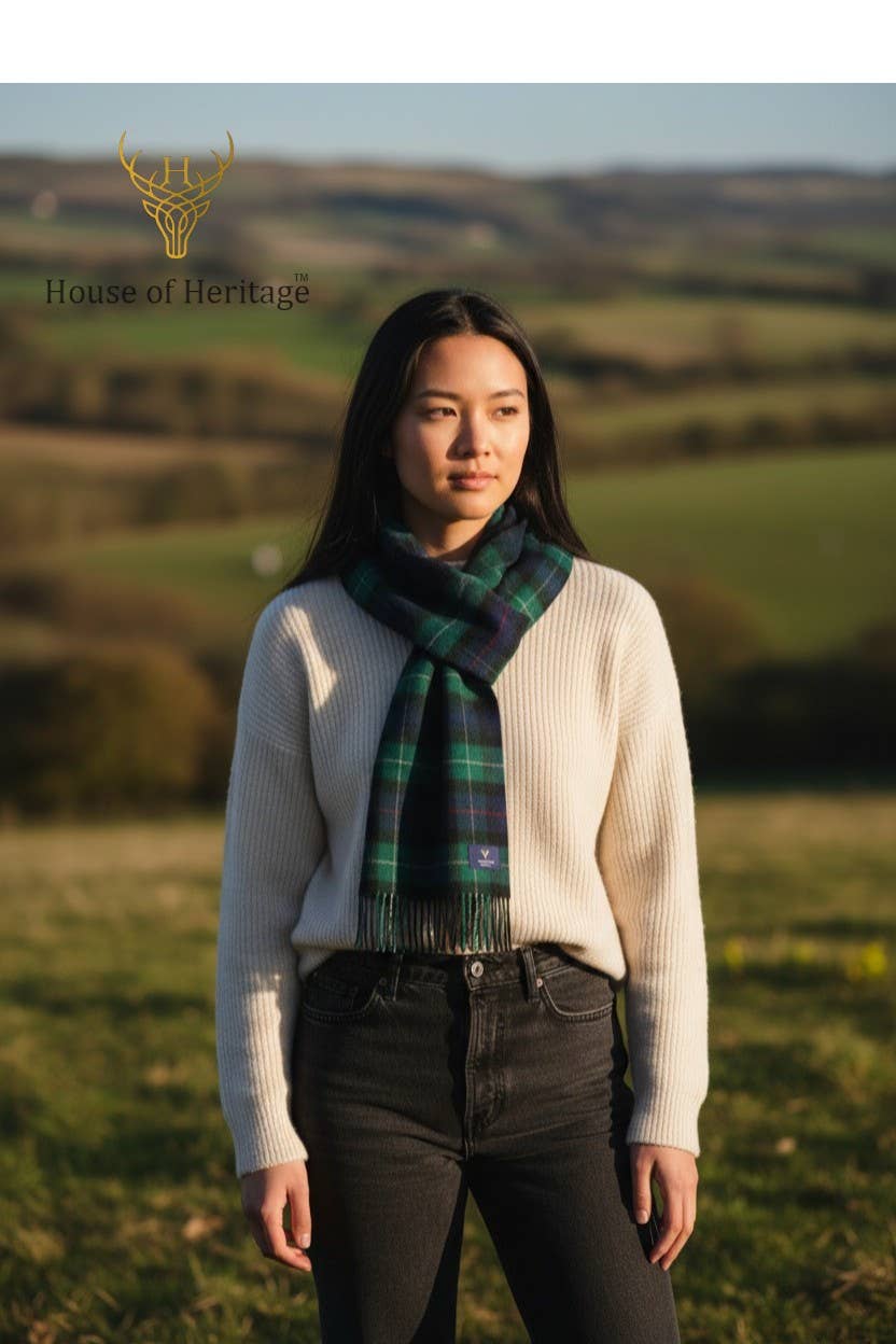 Hamilton Clan Tartan - 100% Lambswool Scarf