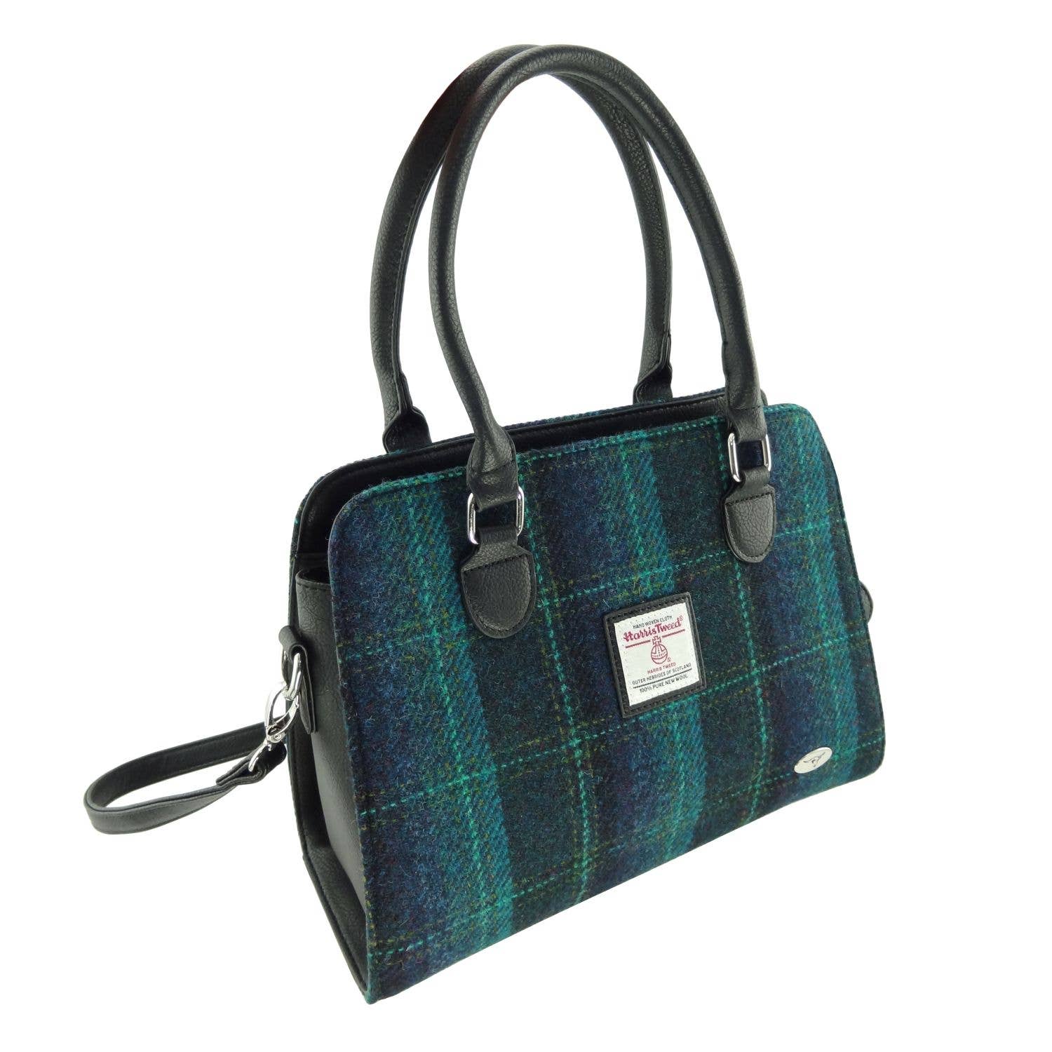 Glen Appin Harris Tweed 'Findhorn' Midi Tote Bag LB1227