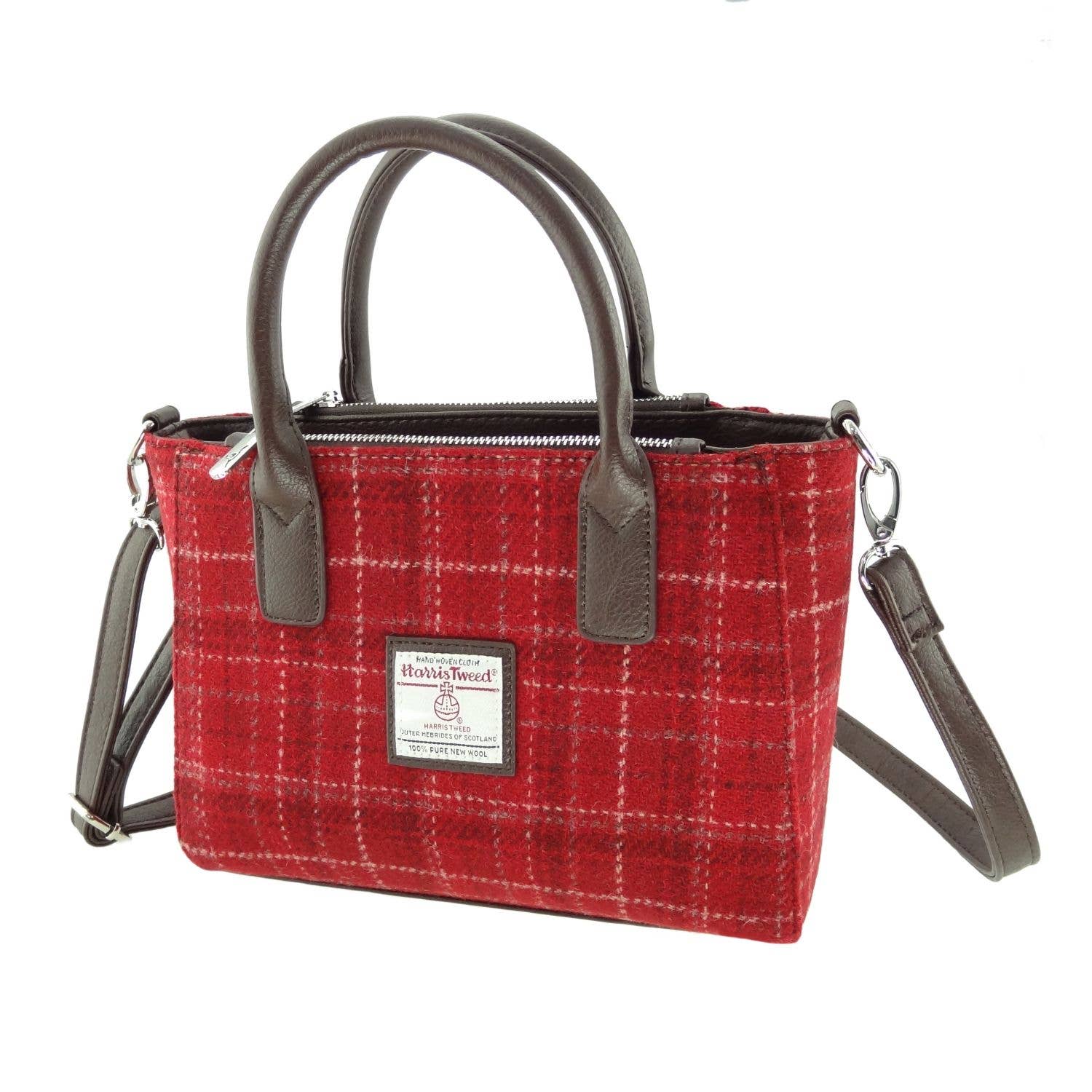 Glen Appin Harris Tweed 'Brora' Small Tote LB1228