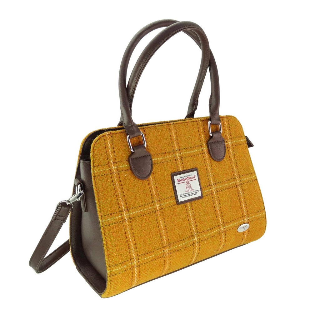 Glen Appin Harris Tweed 'Findhorn' Midi Tote Bag LB1227