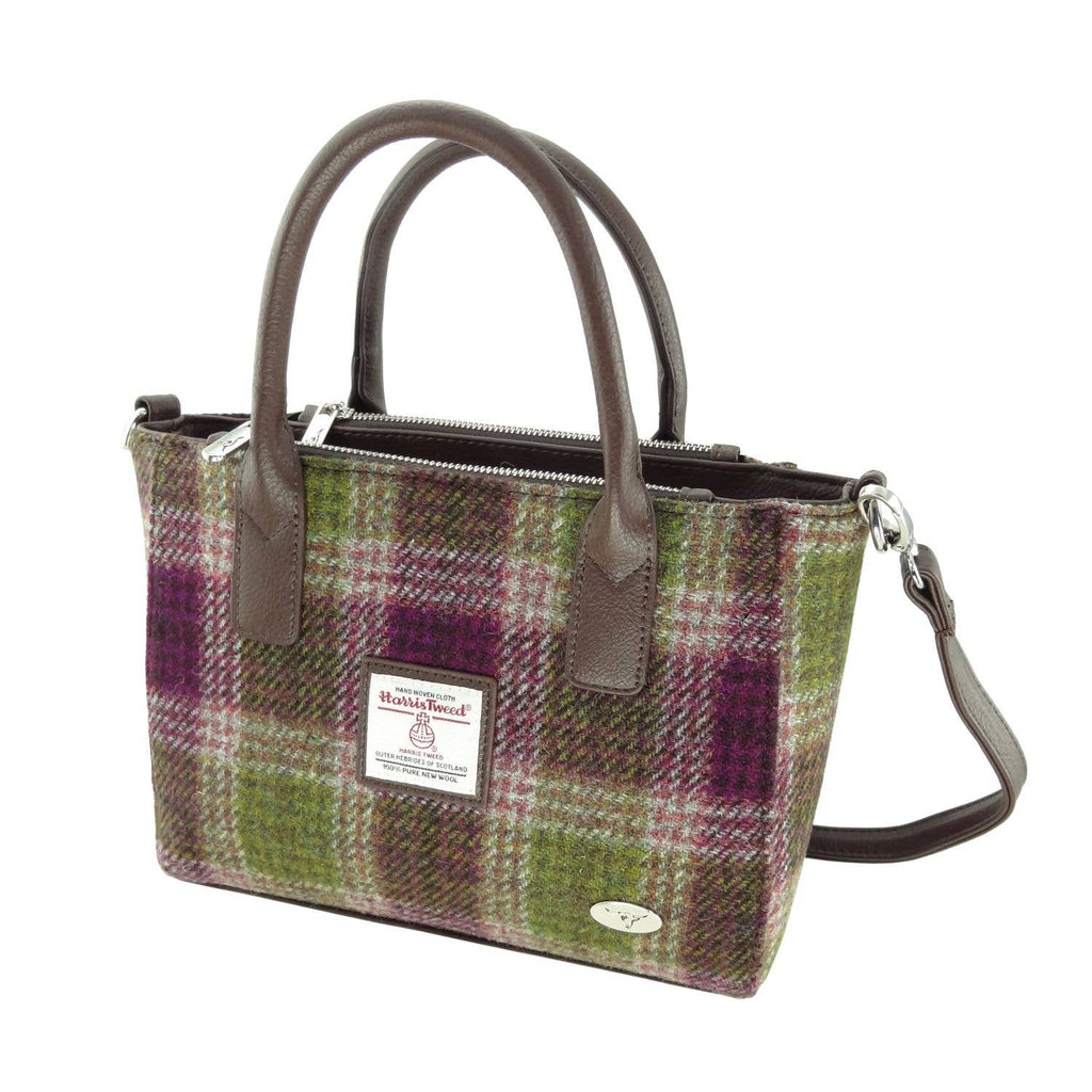 Glen Appin Harris Tweed 'Brora' Small Tote LB1228