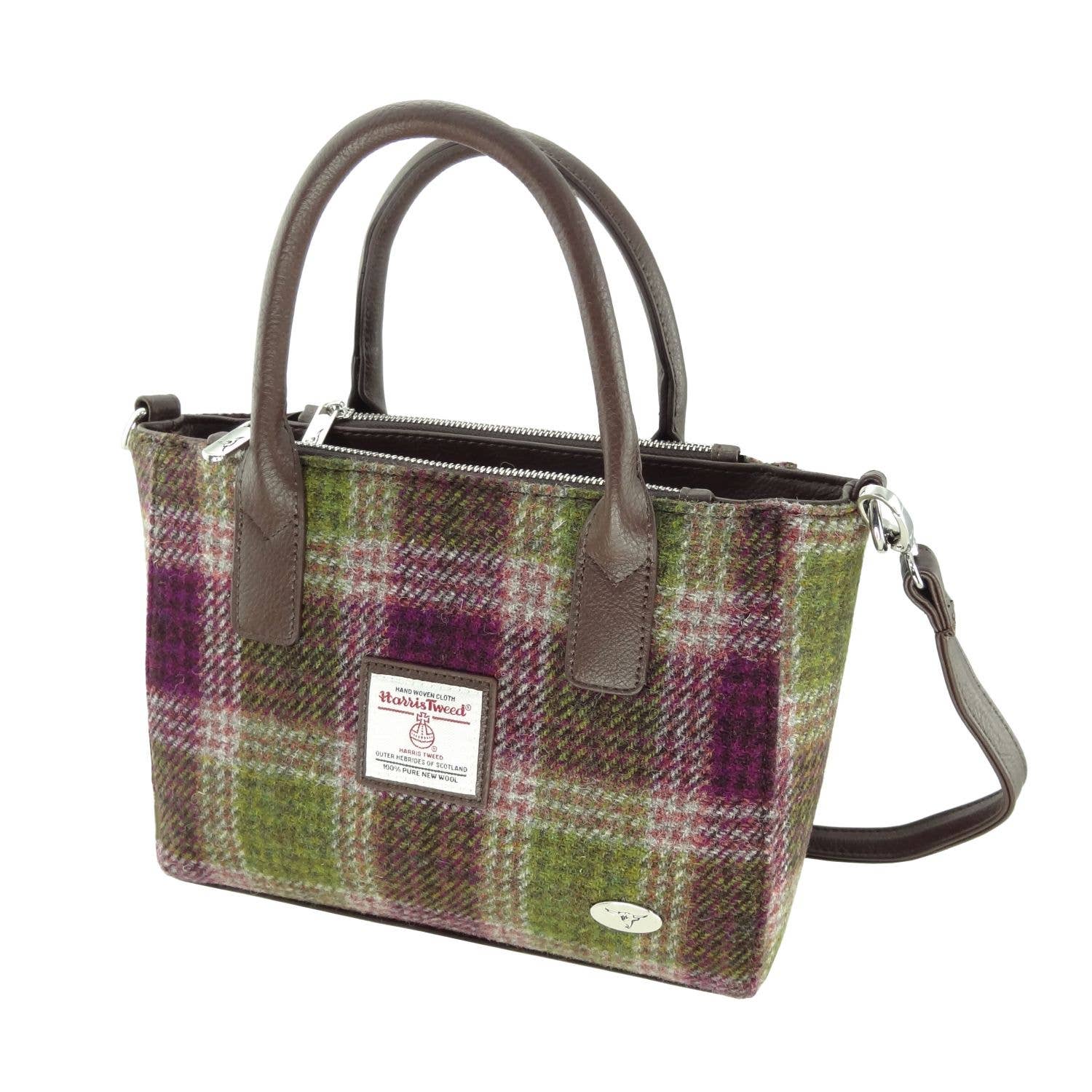 Glen Appin Harris Tweed 'Brora' Small Tote LB1228