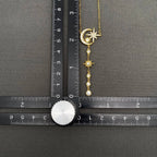 Sun Star 18K Gold Plated Stainless Steel Necklace - FGS/MS