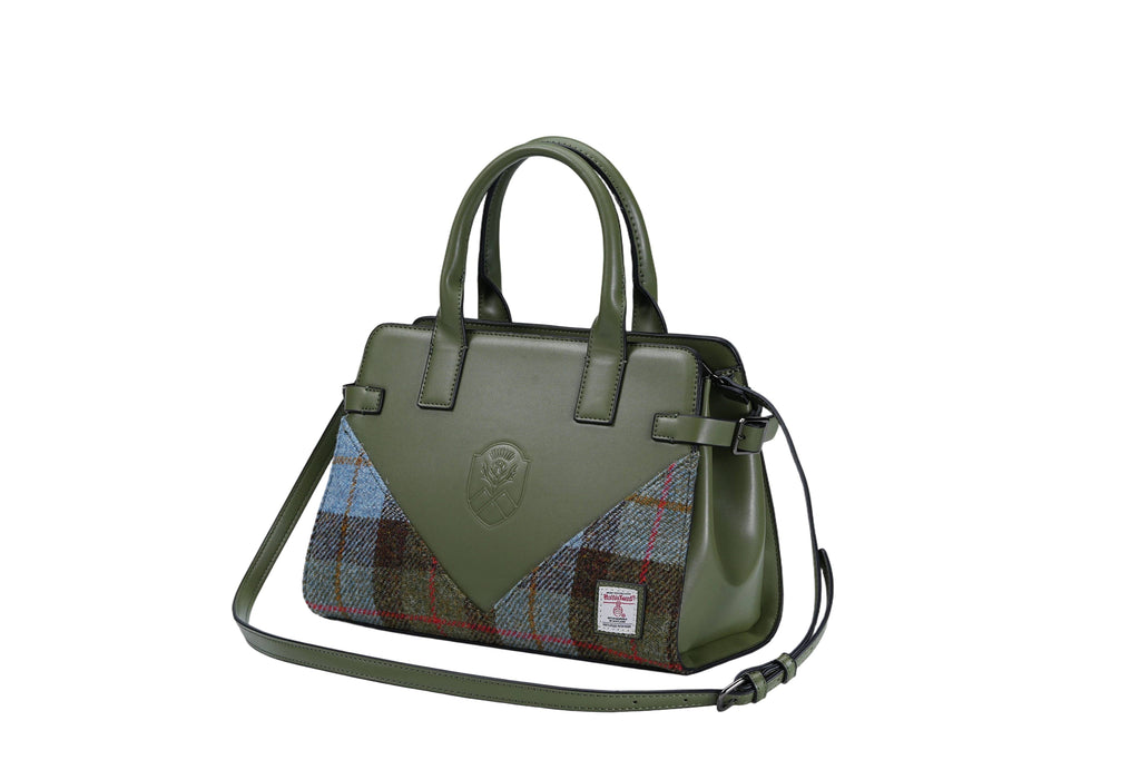 Harris Tweed Medium Satchel Grap Bag
