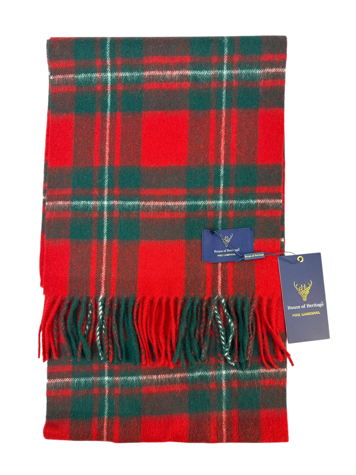 MacGregor Clan Tartan - 100% Lambswool Scarf