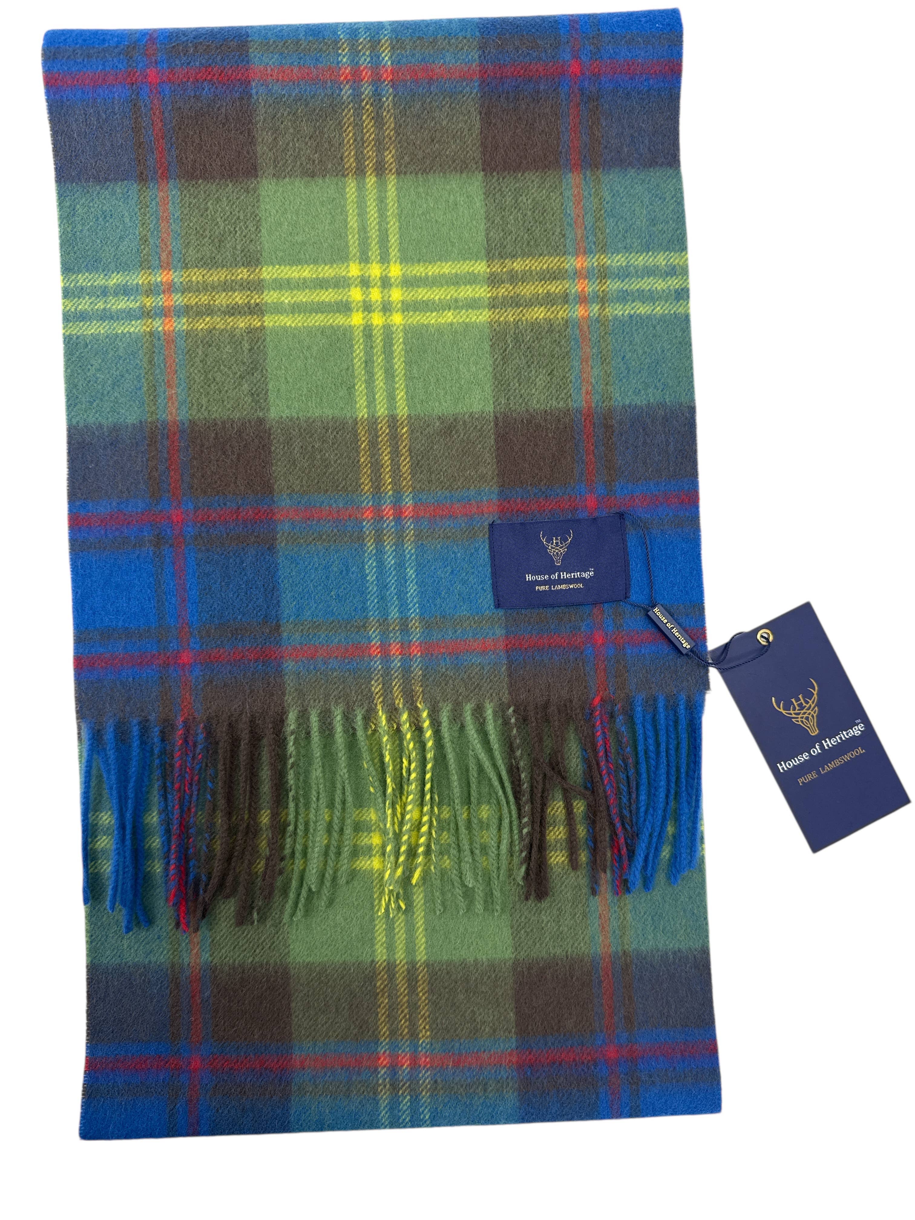 Watson Clan Tartan - 100% Lambswool Scarf