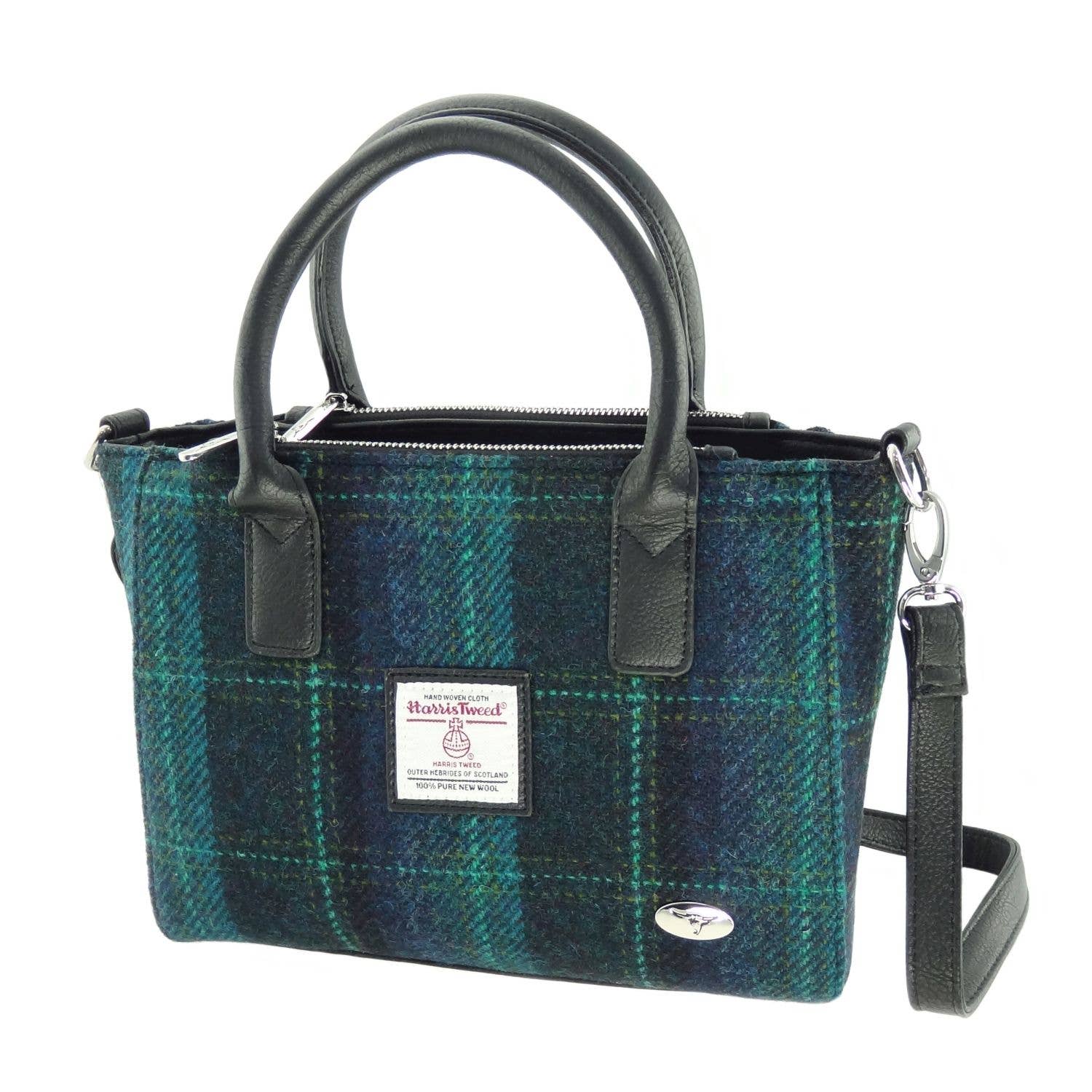 Glen Appin Harris Tweed 'Brora' Small Tote LB1228