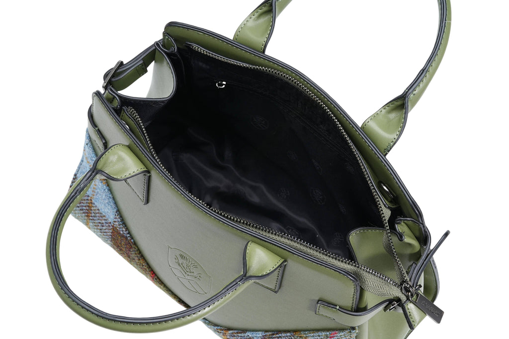 Harris Tweed Medium Satchel Grap Bag