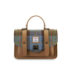 The Leather Medium Satchel - Islander Check