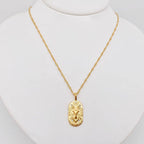 Zodiac Design 18K Gold Plated 12 Constellation Necklace -FGS