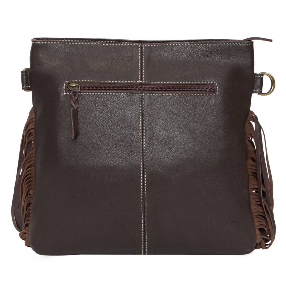 Tooling Leather Medium Sling Cowhide Bag – AB13 – Pasto