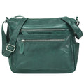 Leather Crossbody Bag - Green