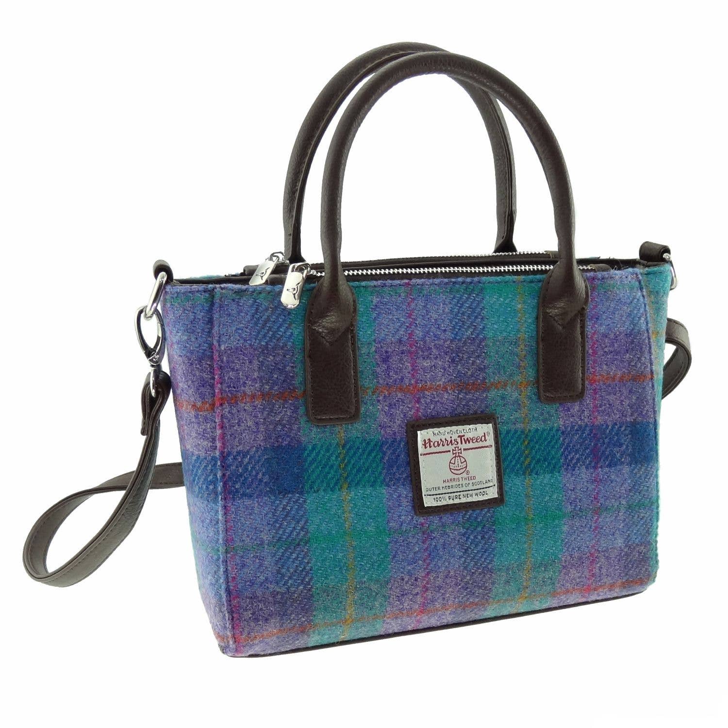 Glen Appin Harris Tweed 'Brora' Small Tote LB1228