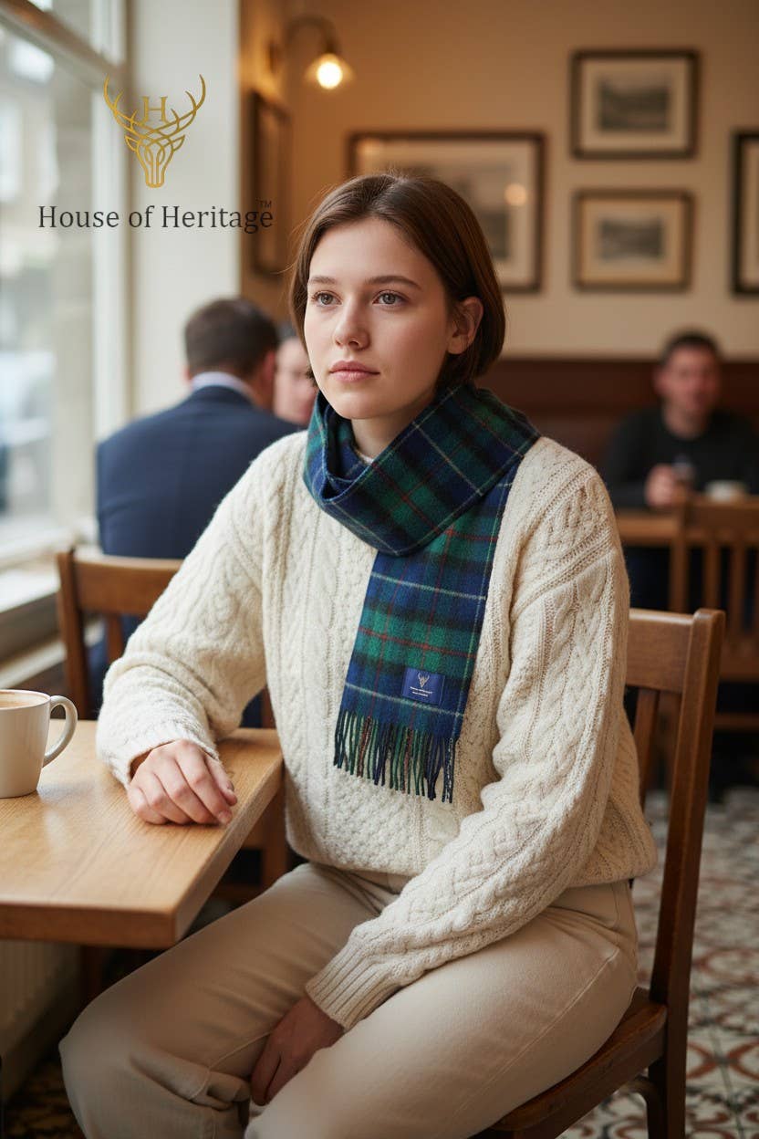 Farquharson Clan Tartan - 100% Lambswool Scarf