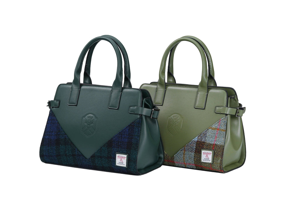 Harris Tweed Medium Satchel Grap Bag