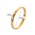 Multi Style 18K Gold Plated Stainless Steel Cuff Bangles
