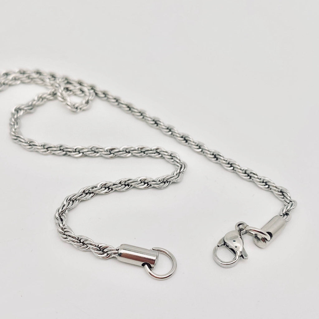 Stainless Steel Twist Chain Necklace - MJ/MNP