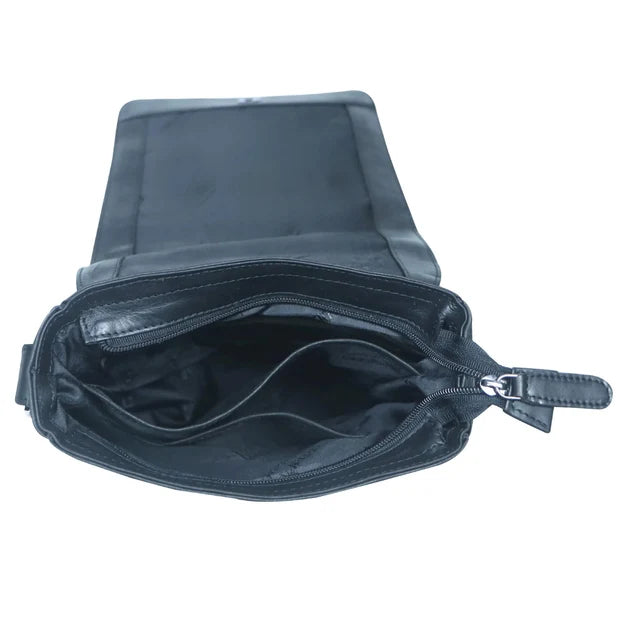 Cenzoni Greenwood Crossbody Leather Black