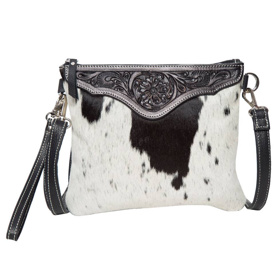 Tooling Leather Cowhide Clutch Bag – AB07 – Costa Rica