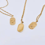 Zodiac Design 18K Gold Plated 12 Constellation Necklace -FGS