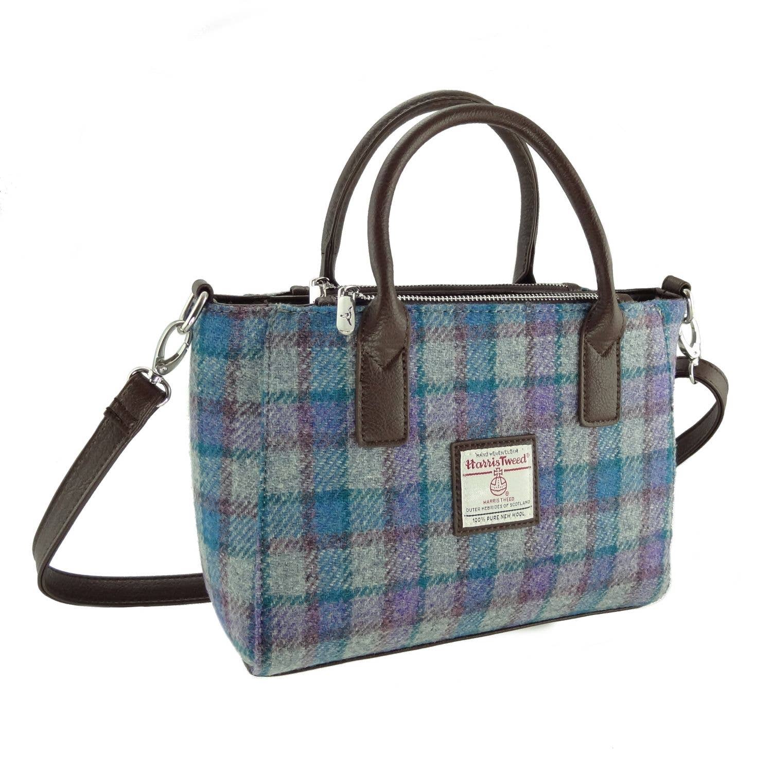Glen Appin Harris Tweed 'Brora' Small Tote LB1228