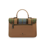 The Leather Medium Satchel - Islander Check