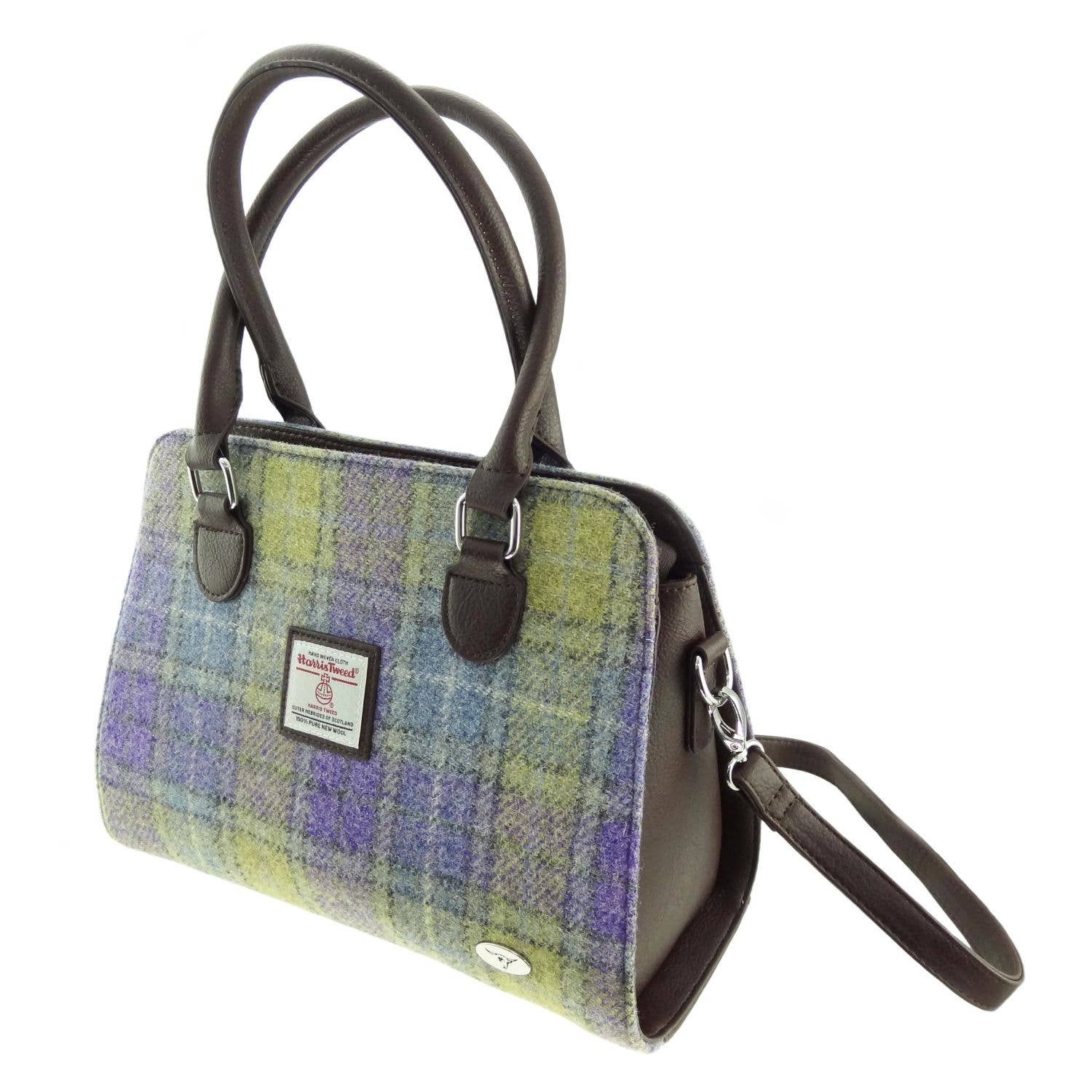 Glen Appin Harris Tweed 'Findhorn' Midi Tote Bag LB1227