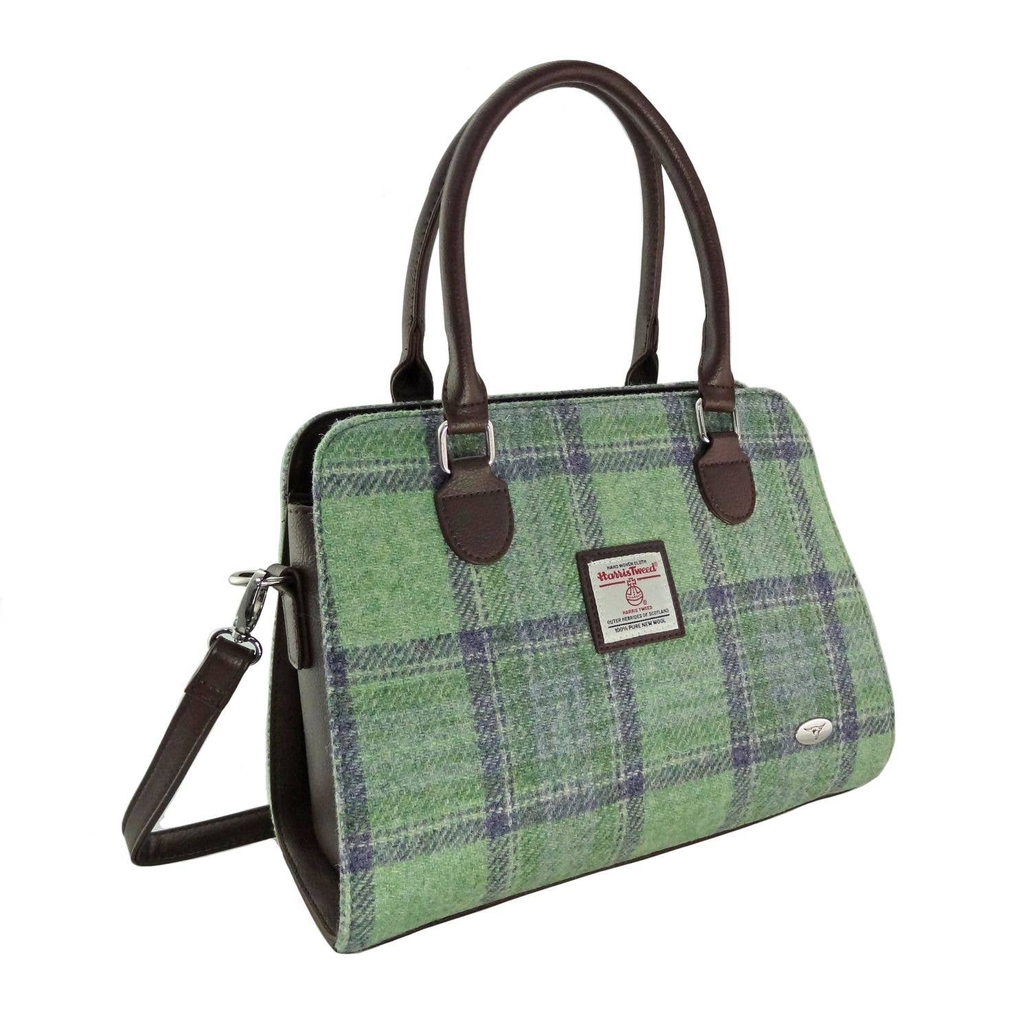 Glen Appin Harris Tweed 'Findhorn' Midi Tote Bag LB1227