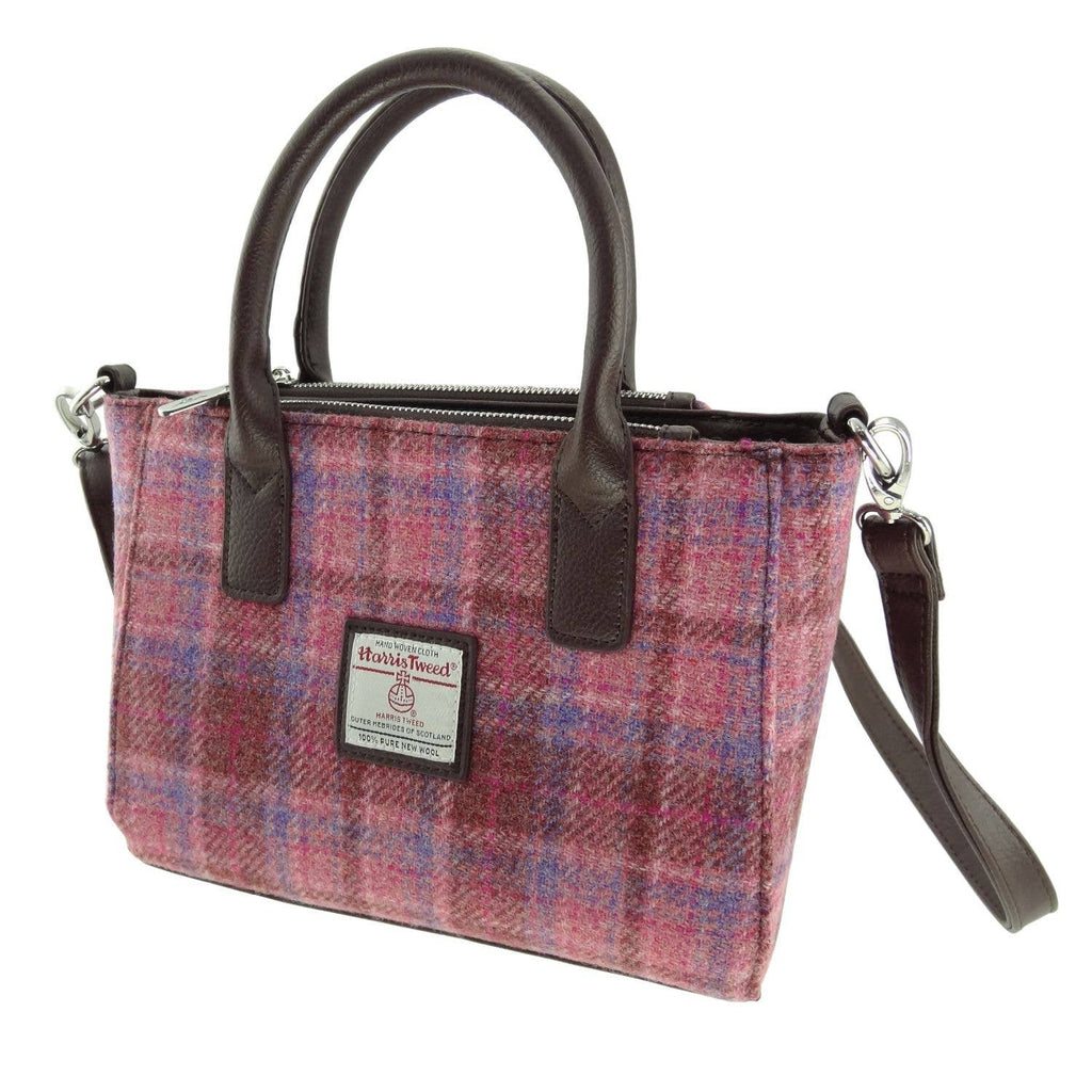 Glen Appin Harris Tweed 'Brora' Small Tote LB1228