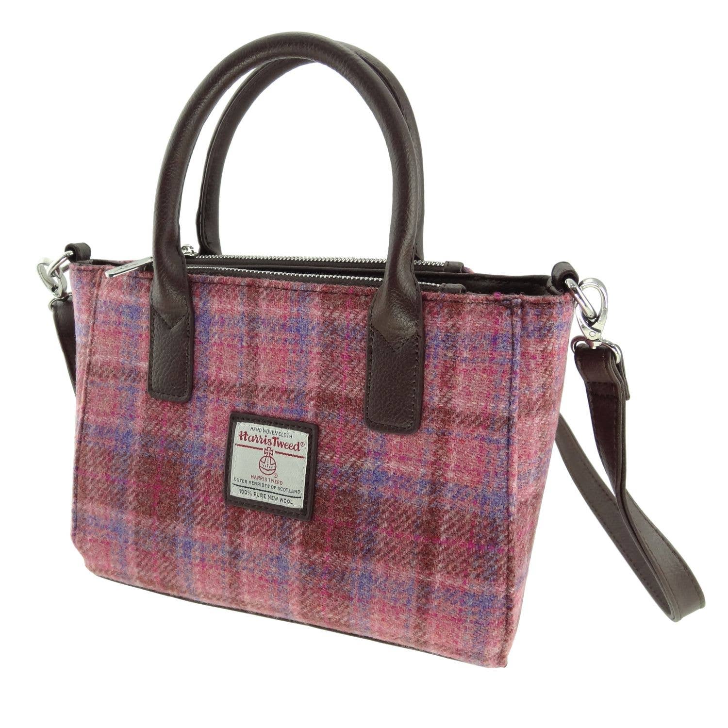 Glen Appin Harris Tweed 'Brora' Small Tote LB1228