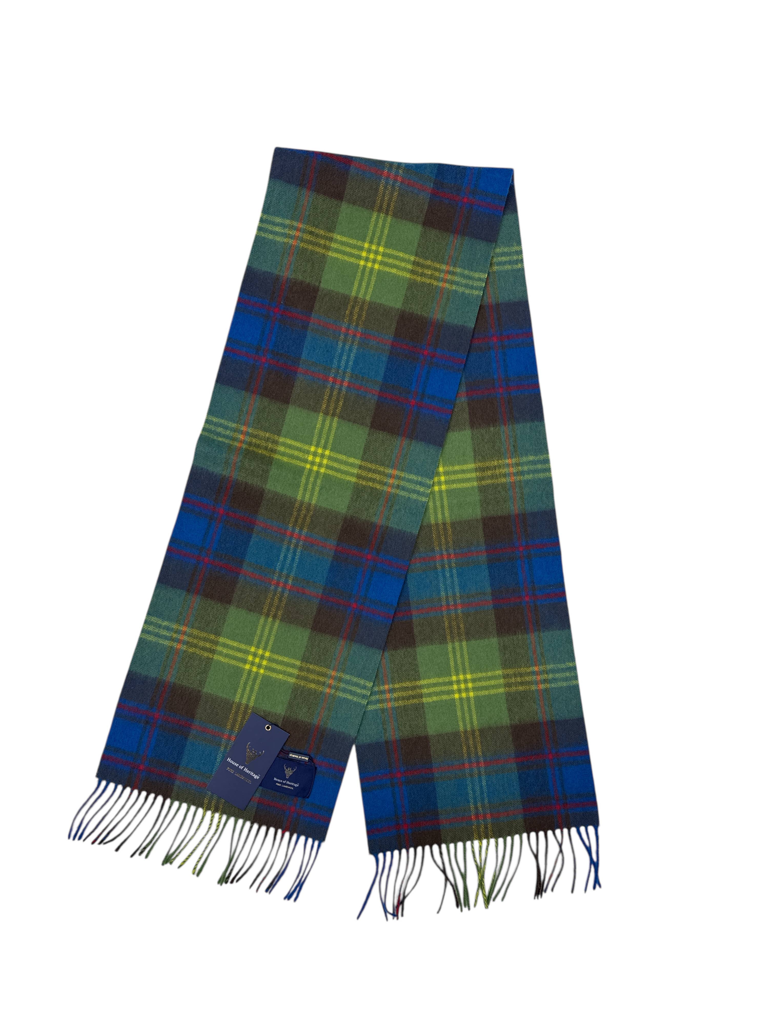 Watson Clan Tartan - 100% Lambswool Scarf