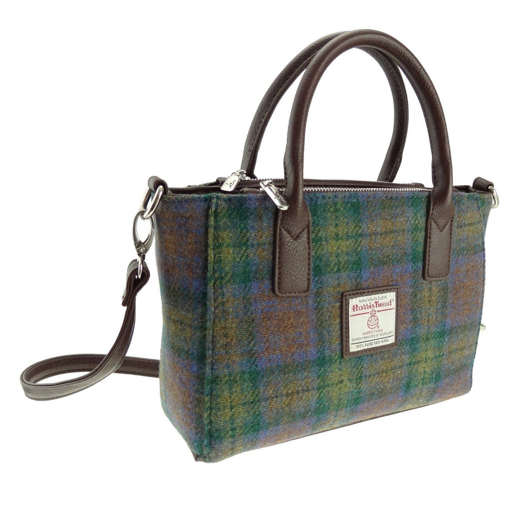 Glen Appin Harris Tweed 'Brora' Small Tote LB1228