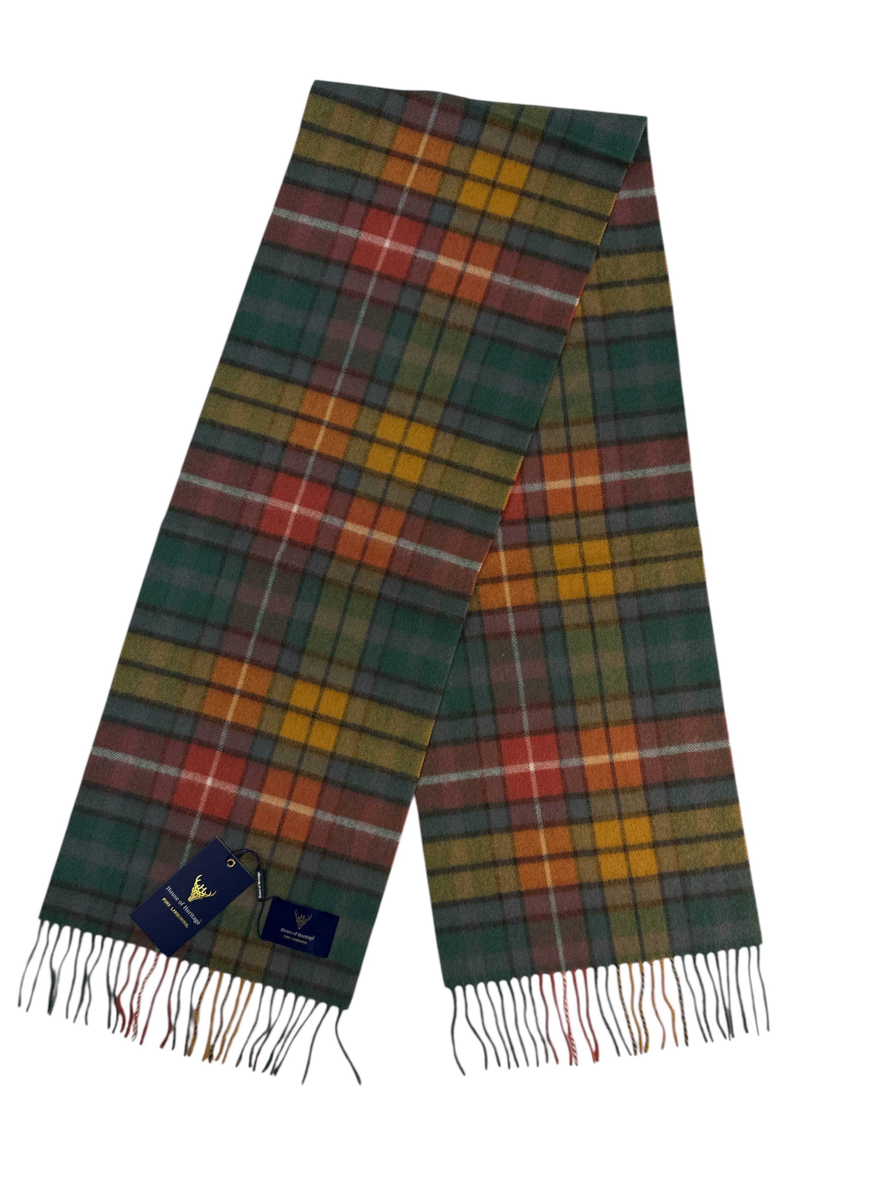 Buchanan Clan Tartan - 100% Lambswool Scarf