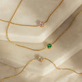 Aurora Round Cut Pendant Necklace ladies jewellery by FAYA & CO
