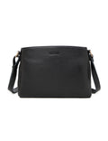 Serenade Leather Hunter Triple Compartment Leather Xbody Bag leather handbag