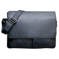 Laptop Shoulder Bag - Black by Cenzoni Fashions