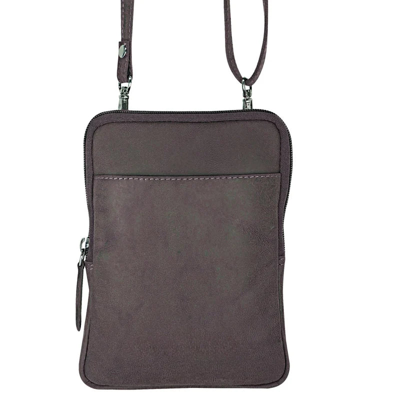 Hunter Leather Crossbody Bag