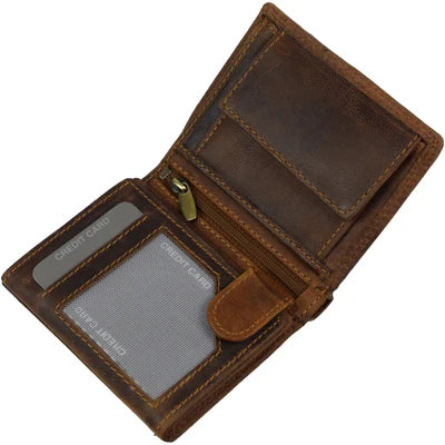 GW Leather Wallet Brn