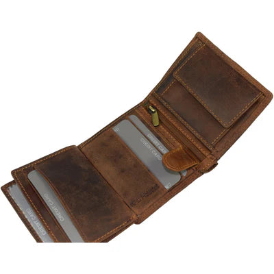 GW Leather Wallet Brn