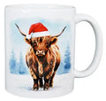 Christmas Highland Cow Mug