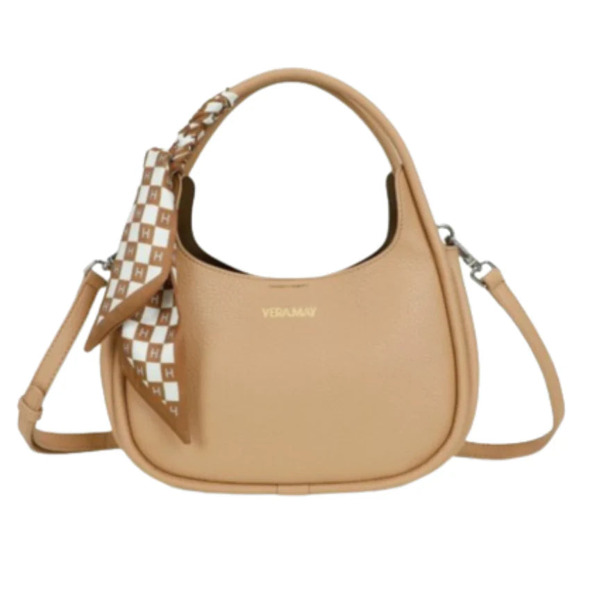 Vera May Pasi Vegan Fashion Handbag vegan handbag by Vera May in Mocha