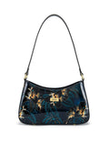 Serenade Leather Gayle Patent Leather Bag with RFID leather handbag