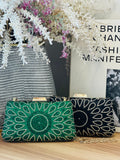 Wednesday Lulu Jewell Lock Clutch handbag