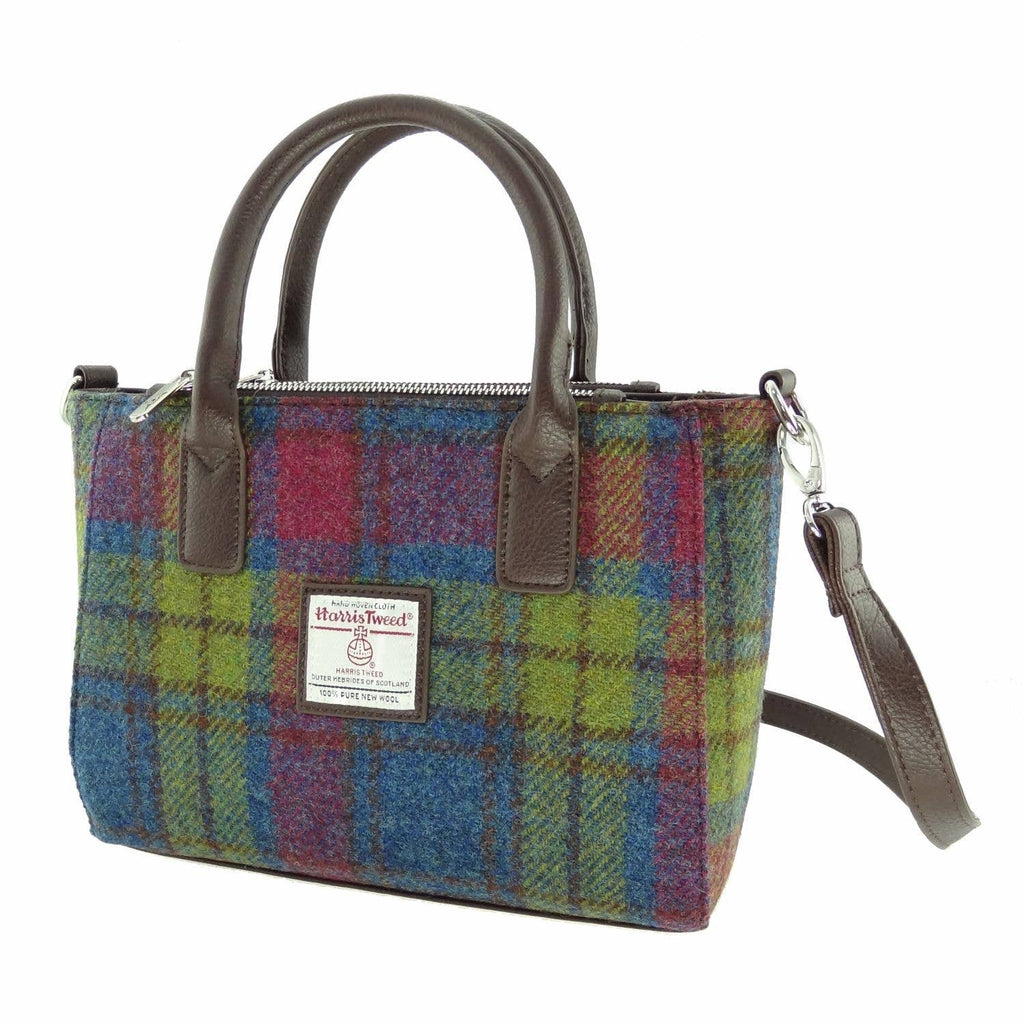 Glen Appin Harris Tweed 'Brora' Small Tote LB1228