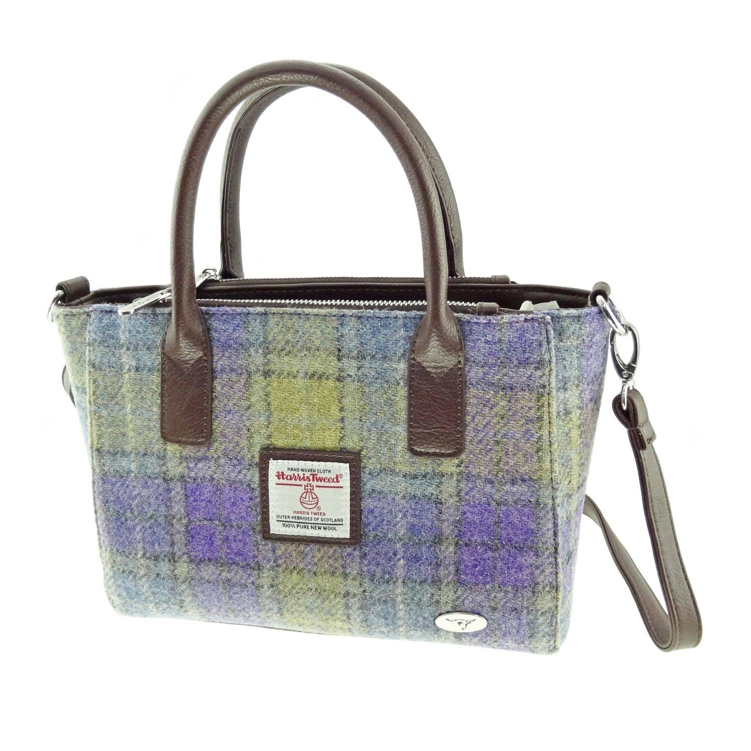 Glen Appin Harris Tweed 'Brora' Small Tote LB1228