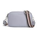 Serenade Leather Anna Triple Compartment XBody Bag leather handbag in Olive
