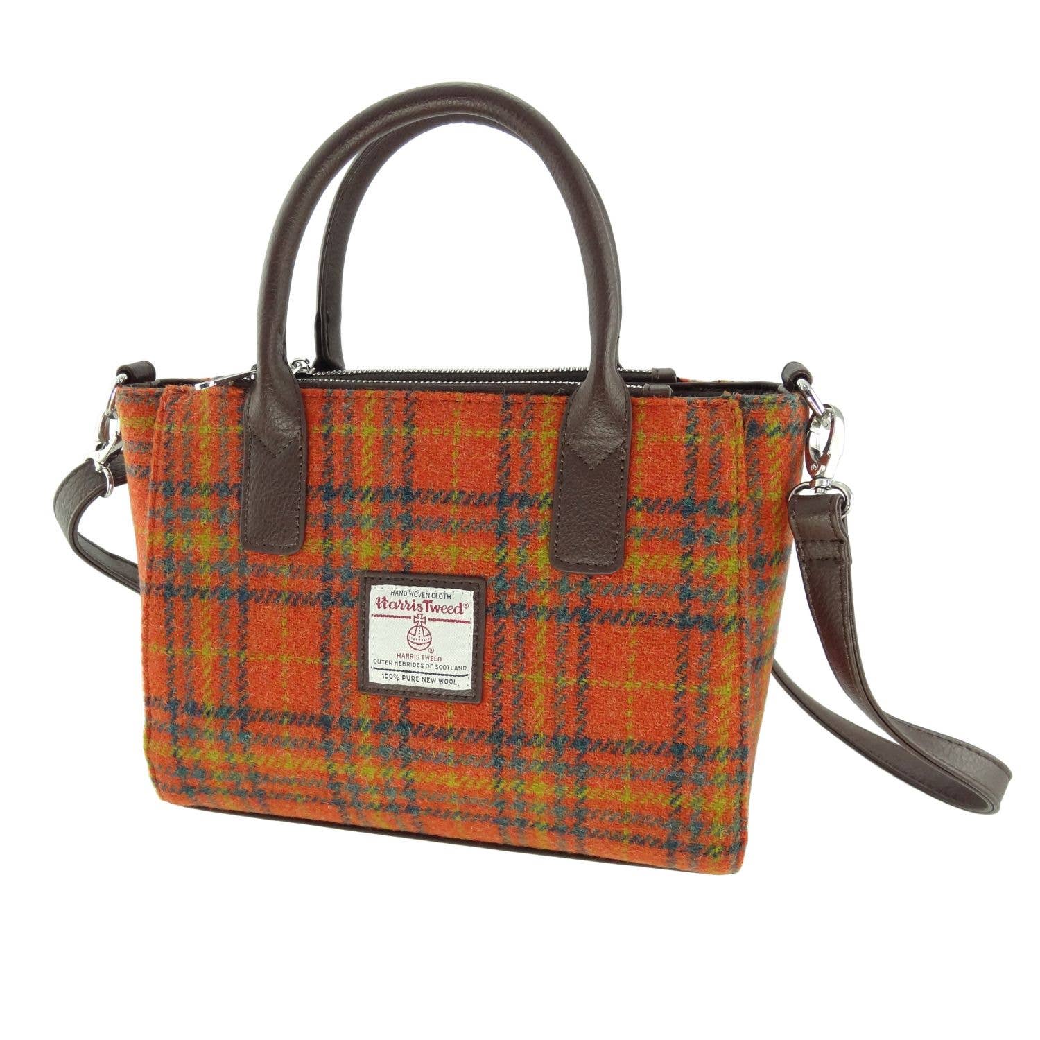 Glen Appin Harris Tweed 'Brora' Small Tote LB1228