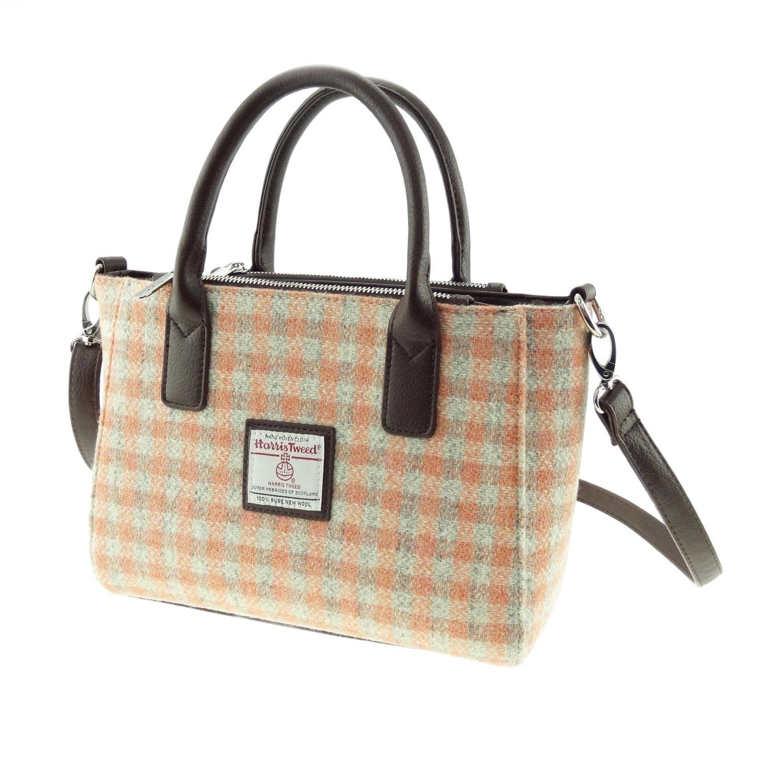 Glen Appin Harris Tweed 'Brora' Small Tote LB1228